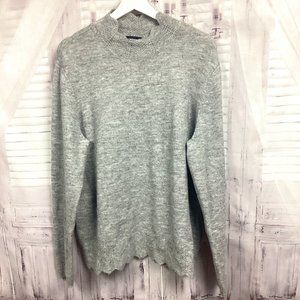LIZ CLAIBORNE Gray Sweater XXL